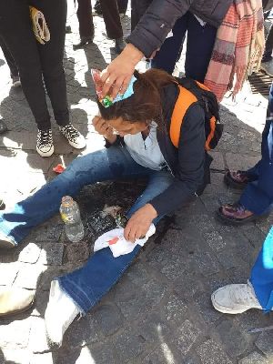 Masivo repudio a la represiÃ³n policial que sufrieron las y los enfermeros en la Ciudad de Buenos Aires