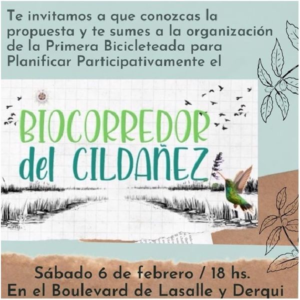 Convocatoria para Planificar Participativamente el Biocorredor CildÃ¡Ã±ez 
