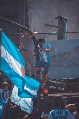 Impresionantes festejos por el triunfo de la SelecciÃ³n Nacional de FÃºtbol Argentina