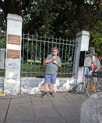 Emotiva despedida del Centro Comunitario 7 Esquinas al sindicalista Beto Pianelli